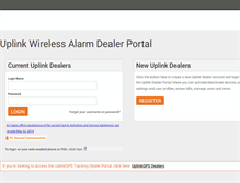 Tablet Screenshot of login.uplink.com